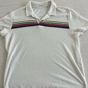 Men’s Marine Layer Terry Out Polo size medium
